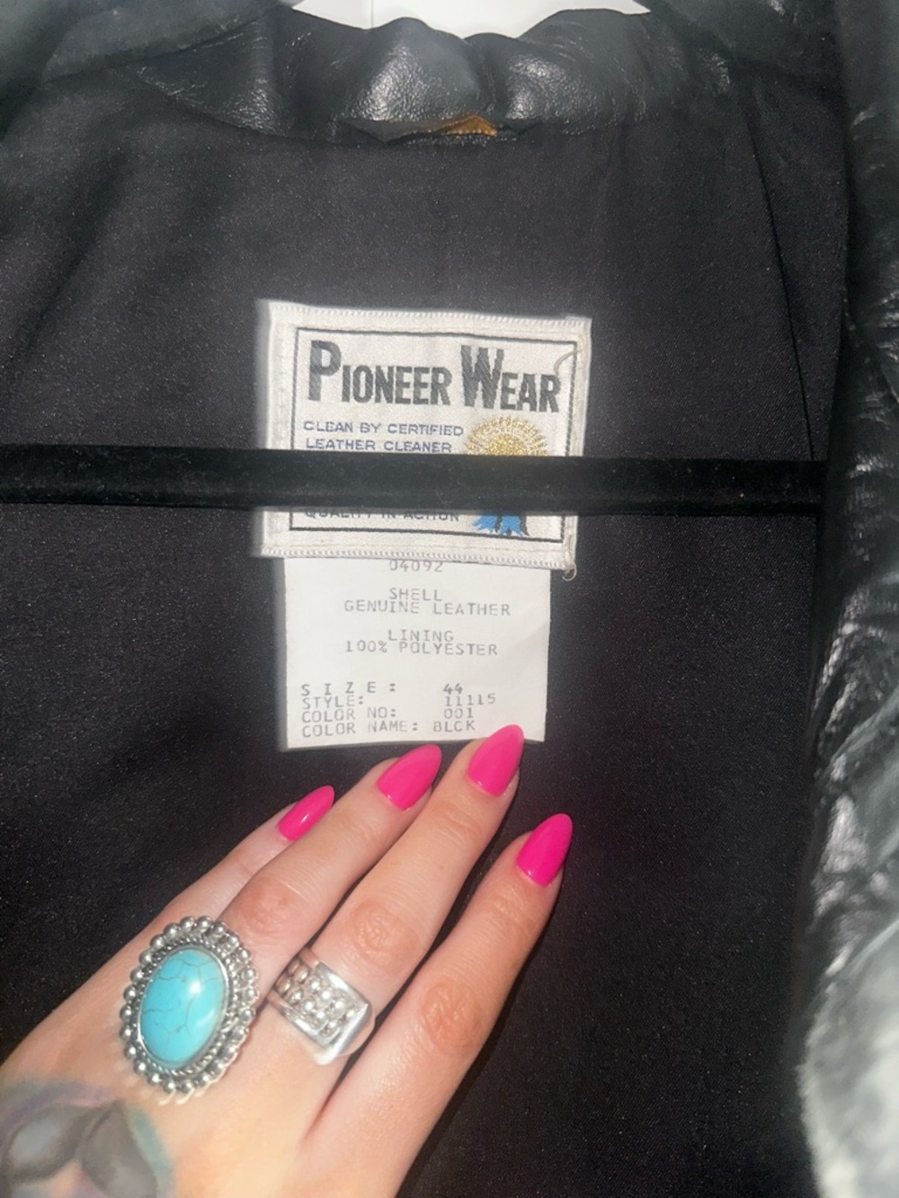 VINTAGE PIONEER WEAR Genuine Leather / Calf Hair - Picture 10 of 12